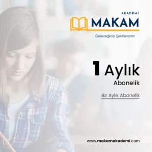 1 Aylık Abonelik